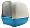BPS Aseo Cerrado para Gato Arenero Cubierto Sanitaria Bandeja Arena para Mascotas Gatos 3 Colores (Azul) BPS-4223AZ