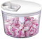 GDL Food Chopper, 3.4 Cup Capacity, White, Manual, Dishwasher Safe, Safety Lock, Perfect for Onion, Garlic, Nut, Fruit & Veggies
