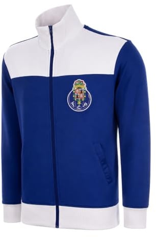 COPA - Retro Fußballjacke Herren - FC Porto 1957 - Blau - 50% Baumwolle – 50% Polyester