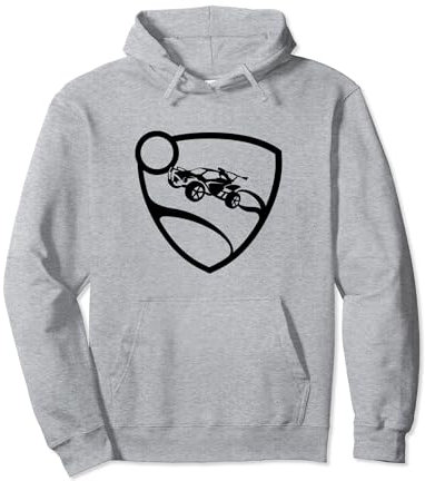 Rocket League schwarzes Logo Pullover Hoodie