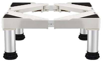 TYTFTDLD Waschmaschine Untergestell Höhe19cm, Verstellbare Sockel für Mini Geschirrspüler,Unterschrank,Kühlschrank Sockel,Geschirrspüler,Waschmaschinensockel (waschmaschinen untergestell, Höhe:19cm)