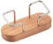 muso wood Porte-cartes de visite en bois de cerisier et acier inoxydable - Pour bureau, magasin, salon, exposition, réception