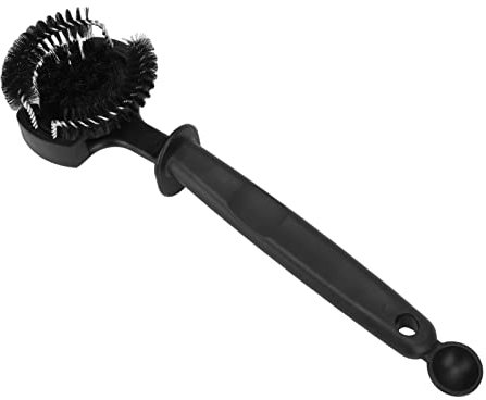 Cabezal de Preparación para Máquina de café, Cepillo Limpio con Mango Deflector de Agua, Herramienta de Cepillos de Limpieza Antideslizantes para Cafetera (58MM)