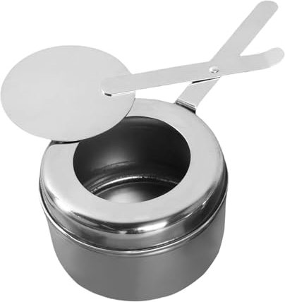 Xvilmaun Food Warmer Burner for Chafing Dishes | Chafing Dish Burner Heat Holder, Food Warmer Burner with Safety Cover, Food Warmer Gel Cans for Buffets, Barbecues