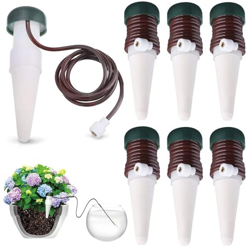 6 distributori d'acqua per piante d'appartamento, sistema di irrigazione per balconi, irrigazione automatica, sistema di irrigazione