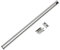 DONGLING SattelstüTze Faltrad Aluminiumlegierung Sattelstütze 33.9 * 600mm Sitzrohrsitz Poststangenrohr Ultraleicht 330g SattelstüTze Gefedert(Silver)