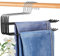 Figarge Hosenbügel, 5 Pack Hosen- und Kleiderbügel-Organisatoren, hosenbügel Metall Doppelstabbügel mit offenen Enden für Jeans und Schals, platzsparender Kleiderbügel (Schwarz)
