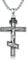 Shusukue Orthodoxe Kreuz-Halskette, S925 Sterling Silber, orthodoxer Kreuz-Anhänger für Männer und Frauen