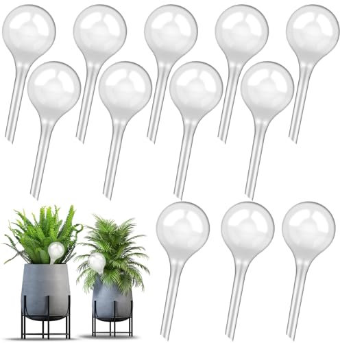 FAMKEEP 12 Pièces Boules D'Irrigation Automatique pour Plantes, Arrosage Goutte à Goutte Automatique, Système d'Arrosage Goutte à Goutte Transparent pour Plantes D'Intérieur et D'Extérieur