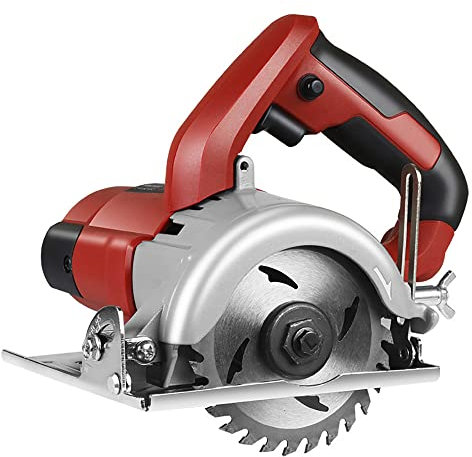 Circular Saw, 1680W Tile Cutting Machine Stone Cutter (Fast Cutting), Multi-Purpose Power Electric Saw for Cutting Stone, Wood, Metal, Tile, Adjustable Cutting Depth and Angle