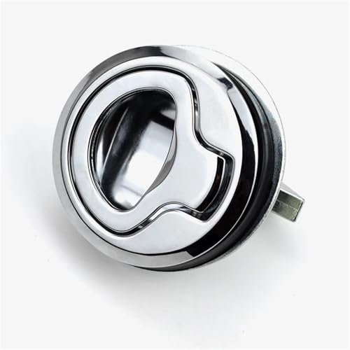 Pull Ring Lock Panel Schrank Schrank Schloss Oberfläche Industrielle Runde Schrank Schloss Produkte 1Pcs(739-2 With key light)