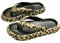 ZSHDTKWB Damen Flip Flops Sommer Frauen Komfort Flip-Flop Leopard Weiche Dicke Sohle Hausschuhe Reise Urlaub Strand Schuhe Fee-black-leo-36-37 Code