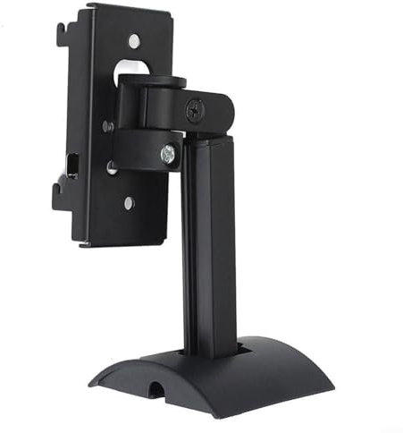 Marchfunny Adjustable Wall Mount Bracket For Bose Cube Speaker Swivel Tilt Stand Holder Black White ABS 15x15x5cm(Black)
