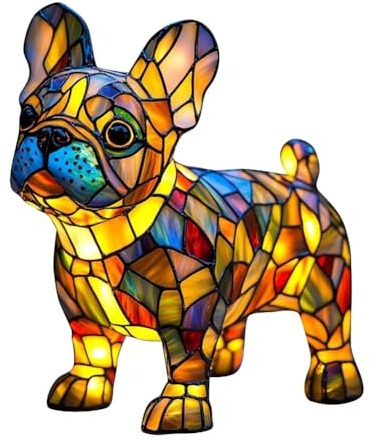 Koolenry Dogs Lamps Dog Series Art Table Night Light Fun Gift for Pets Lovers Cute Pet Vintage Themed Led Table Home Decor