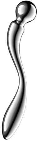 Satisfyer Star Force 2 Dildo | Stainless Steel Adult Toy for Women and Men | With ball structure | Temperature play sexual wellness device | G-spot metal