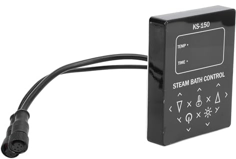 Denash Pannello di Controllo della Sauna Regolatore Digitale della Temperatura 220V per Controller Touch Screen della Sauna, Robusto Pannello di Controllo del Riscaldatore della per la Domestica