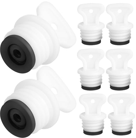Healvian 8 Ersatzstopfen 21mm Auslaufsichere Gummistopfen für Wärmflaschen mit Schraubverschluss Hitzebeständig Kompatibel für Warmwassersackverschluss
