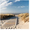 Bilderwelten Strand Fototapete 3D inkl. Kleister 192x192cm - Vliestapete Made in Germany - Fototapete Meer Schlafzimmer - Ostsee Strand Tapete maritim - Tapete Meerblick Wohnzimmer Bad T_2065