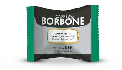 Caffè Borbone Miscela Dek- 200 Capsule (2 pack da 100) - Compatibili con le Macchine Lavazza* Espresso Point*