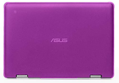 mCover Case Compatible for 2019~2021 11.6 ASUS Chromebook Flip C214MA Series Convertible Laptop Computers ONLY (NOT Fitting Any Other ASUS Models) - Purple