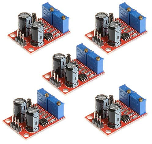 DollaTek 5Pcs NE555 Módulo de Ciclo de Trabajo de frecuencia de Pulso Módulo Ajustable Generador de señal de Onda Cuadrada