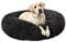 ANWA Washable Dog Round Bed Large Dogs, Donut Dog Bed Large Dog, Comfy Dog Calming Cuddler Bed