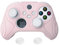 eXtremeRate PlayVital Funda de Silicona para Xbox Series X/S - Suave al Tacto, Antideslizante y Resistente, con 2 Tapas para Joysticks, Cubierta Protectora de Goma (Edición Samurai-Rosa Sakura)