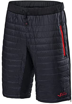 Black Crevice Herren Isolationshose, schwarz/rot, XL