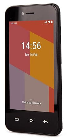 TTfone TT20 Smart 3G Mobiltelefon mit Android GO - 8 GB - Dual SIM - 4 Zoll Touchscreen (Blau)
