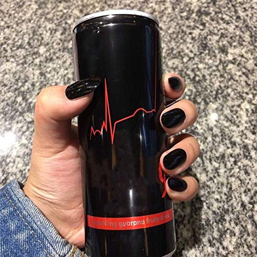 Allereya Coffin Faux ongles courts à presser Noir brillant Faux ongles français à clipser Tips en acrylique pour les femmes et les filles 24 Pcs (Noir)