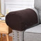 VIKAUL Stretch-Armlehnenbezüge, 4er-Set, Sessel-Schonbezüge, rutschfest, für Sofa, Stuhl, Armlehnenschutz, Schutz für Liegestuhl, Sofa, Couches, Stuhl, dunkles Kaffee
