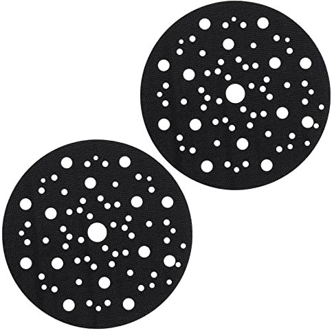 Be In Your Mind 2 Piezas Discos Protectores Adhesivos Almohadilla Interfaz Suave 150mm para Máquina Pulidora Y Lijadora Autosucción Neumática Y Eléctrica Almohadilla Lijado 150mm 67 Orificios