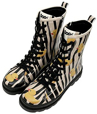 DOGO Gisele - Ducky - Vegane Damen Boots und Nachhaltige und Bunte Stiefeletten - Trendige Bequeme Stiefel für Damen