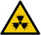 W171 - Gefahr Röntgenstrahlen, Batterie in Betrieb - Warnschild - Maße wählbar - Norm ISO 7010