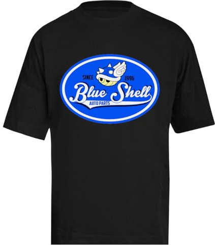 Générique Blue Shell Auto Parts Bouteille d'eau en Métal À Boire, Flacon en Acier Inoxydable