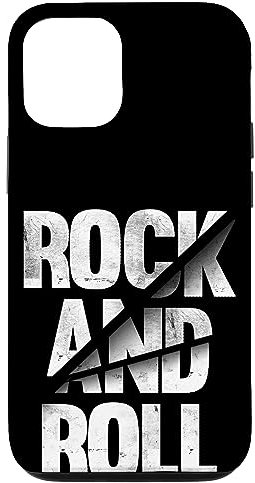 Hülle für iPhone 13 Pro Cooles Vintage Rock & Roll T-Shirt Black Music Rock N' Roll