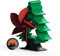 AGbowl - Heat Powered Stove Fan, 5 Blade Wood Burning Stove Fireplace Fan, Log Wood Burner Safe Home Fireplace Fan for Wood/Fireplace,Eco Friendly And Efficient Fireplace Fans, Christmas Tree Shape