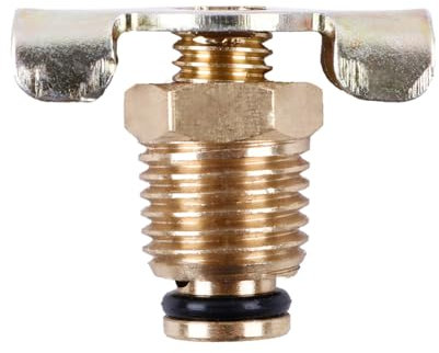 ZAP Performance Brass Radiator Drain Valve 1/4-Inch NPT Wing style air compressor tank bottle valve Replacement Part Flow Control Portable petcock