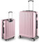 Easy Move ABS Hartschalenkoffer - Ergonomisch & Sicher - Großer Trolley Koffer mit 360° Rädern, Zahlen-Schloss - Rollkoffer, Reisekoffer Groß (Pink, 74cm)
