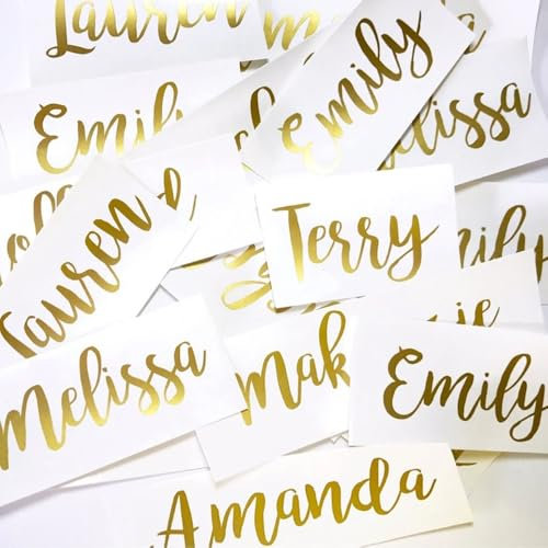 2 Pezzi Adesivi In Vinile Con Nome Personalizzato, Adesivi In Vinile Per La Proposta Di Matrimonio Della Damigella D'onore, Decalcomania Per Il Nome Della Scatola Regalo
