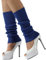 Nanxson Damen Kurz Beinstulpen Gestrickt Stulpen Winter Beinwärmer Legwärmer für Tanz Ballett Yoga 80er Jahre Kostüm Zubehör (A-Dunkel Blau)