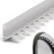 Raouoae Fliesenkanten Schutz Biegbar F-Form Fliesenabschlussprofil Treppenkantenprofil 135cm 2 Stück Metallprofil Stufenkantenprofil Für Laminat(Silver,Höhe: 8mm)