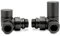 Corner Brushed Gunmetal Manual Standard Radiator Towel Rail Valves