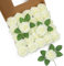 LEUCHTAMOR 25 rose artificiali bianco latte, rose finte in schiuma realistica al tatto, per bouquet da sposa, centrotavola, composizione floreale, decorazione per la casa