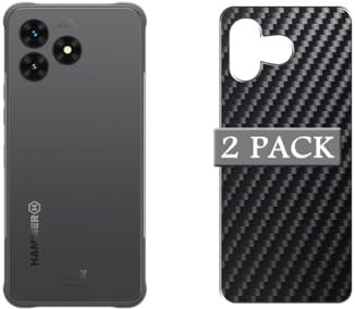 Vaxson 2 Stück Rückseite Schutzfolie, kompatibel mit HAMMER BLADE VA 5G, Schwarz Backcover Skin Cover Haut folien [ nicht Panzer Schutz Glas folie SchutzGlas ]