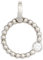 12,7mm Platinanhänger Anhänger Ring 950 Platin Diamant Brillant Damen Unisex