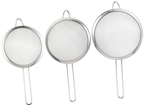 Ciieeo Multi-Function Mesh Sieve Convenient Mesh Strainer for Kitchen Cookware Wide Rim
