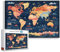 World Map Jigsaw Puzzles for Adults 5000 Piece, Landscape Jigsaw for Adults Impossible Challenge Large 156x105cm, 2025 Difficult Wooden Puzzle with Gift Box for Home Decoration Gifts for Women Man A-3