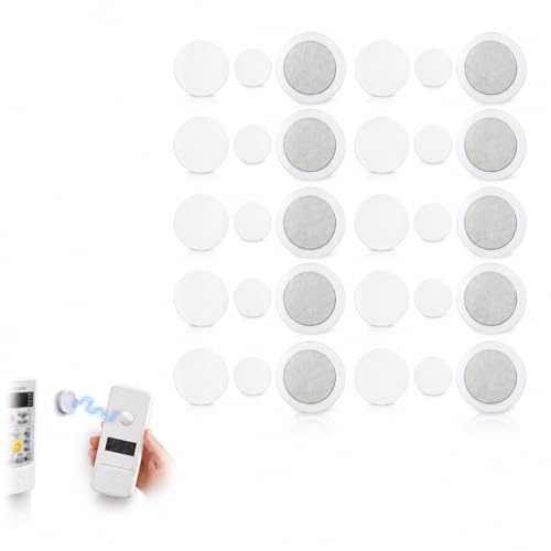 Hawpasy 10PCS Magnetic Remote Control Holder Wall Mount, Strong Stick On Holder for Remotes, Multi-Purpose Remote Holder Wall Mounted Organizer, Self-Adhesive No Drilling, TV Remote Stand
