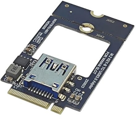 Wisyurt M.2 B Key auf Bluetooth Netzwerkkarte WiFi M2 Key-B auf USB 3.0 für WWAN-Steckplatz SSD Konverter USB 3.0 NGFF 3042 3052